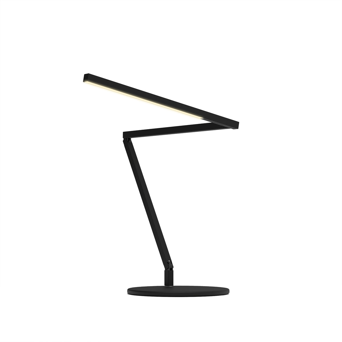 Koncept Z-Bar Mini Gen 4 LED Desk Lamp, Matte Black, Warm White 3,500K, Desk Base (ZBD3100-W-MTB-DSK)