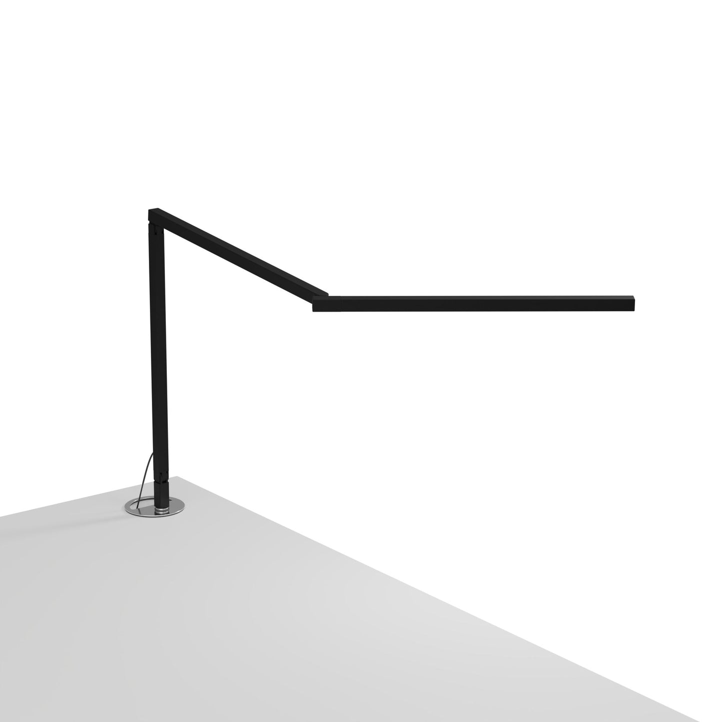 Z Bar Mini Desk Lamp Gen 4 Warm Light Matte Black Grommet Mount Zbd3100 W Mtb Grm by Koncept Inc