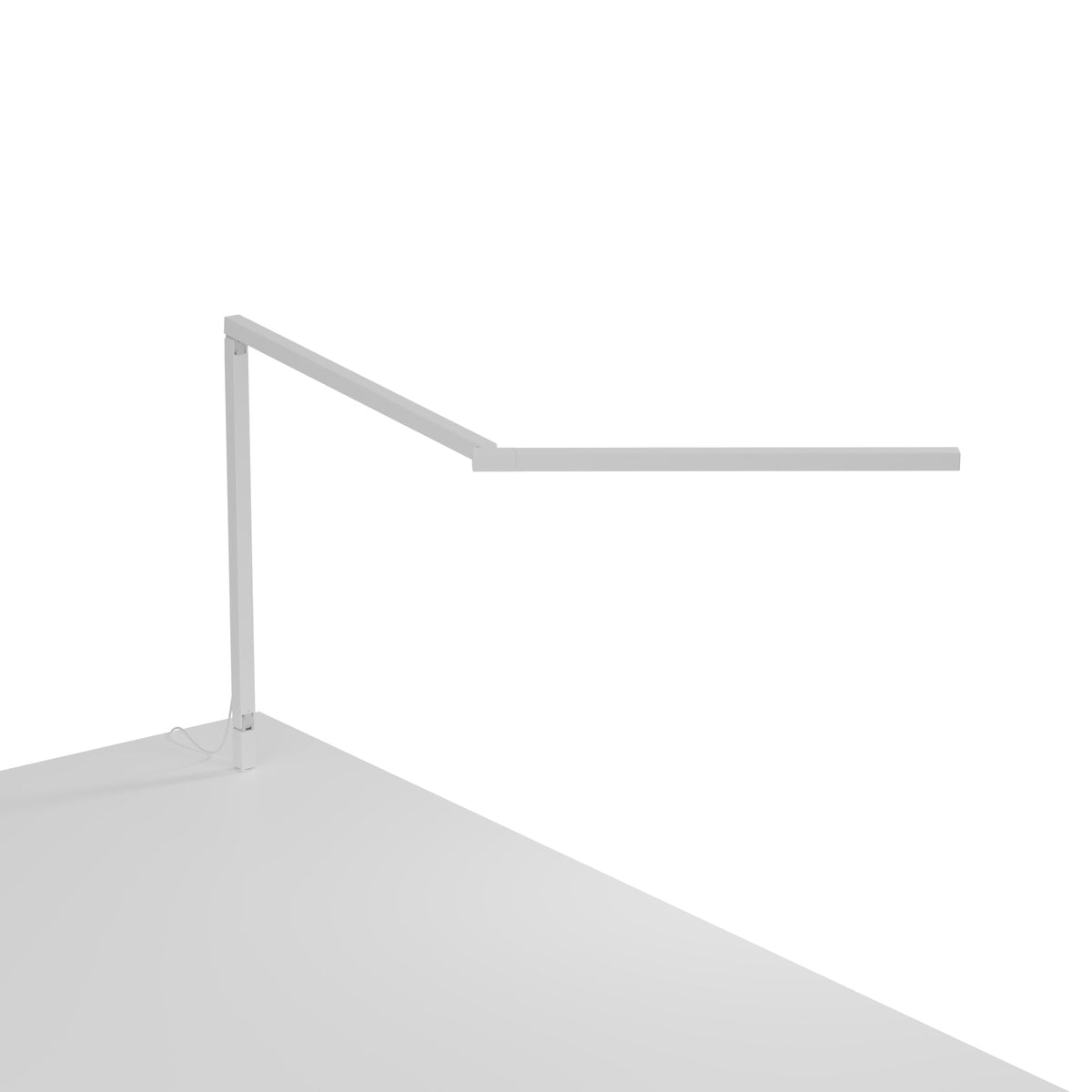 Koncept Z-Bar Mini Gen 4 LED Desk Lamp, Matte White, Warm White 3,500K, Through-Table Mount (ZBD3100-W-MWT-THR)
