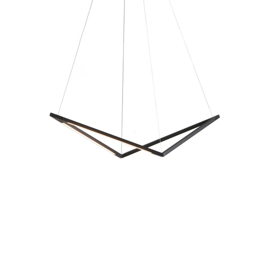 Z Bar Pendant Small Bird Soft Warm Matte Black 34 X 10 5 X 6 7 Zbp 16 B Sw Mtb Cnp by Koncept Inc