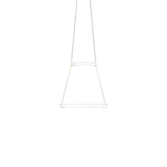 Z Bar Pendant Rise Small Square Soft Warm Matte White 18 X 18 X 17 Zbp 16 Rs Sw Mwt Cnp by Koncept Inc