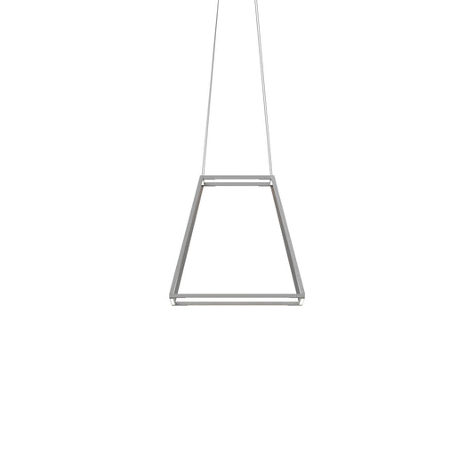 Z Bar Pendant Rise Small Square Soft Warm Silver 18 X 18 X 17 Zbp 16 Rs Sw Sil Cnp by Koncept Inc