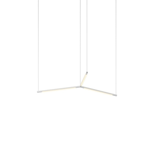 Z Bar Pendant Small Trio Silver 16 Light Bars Zbp 16 Tr Sw Sil Cnp by Koncept Inc
