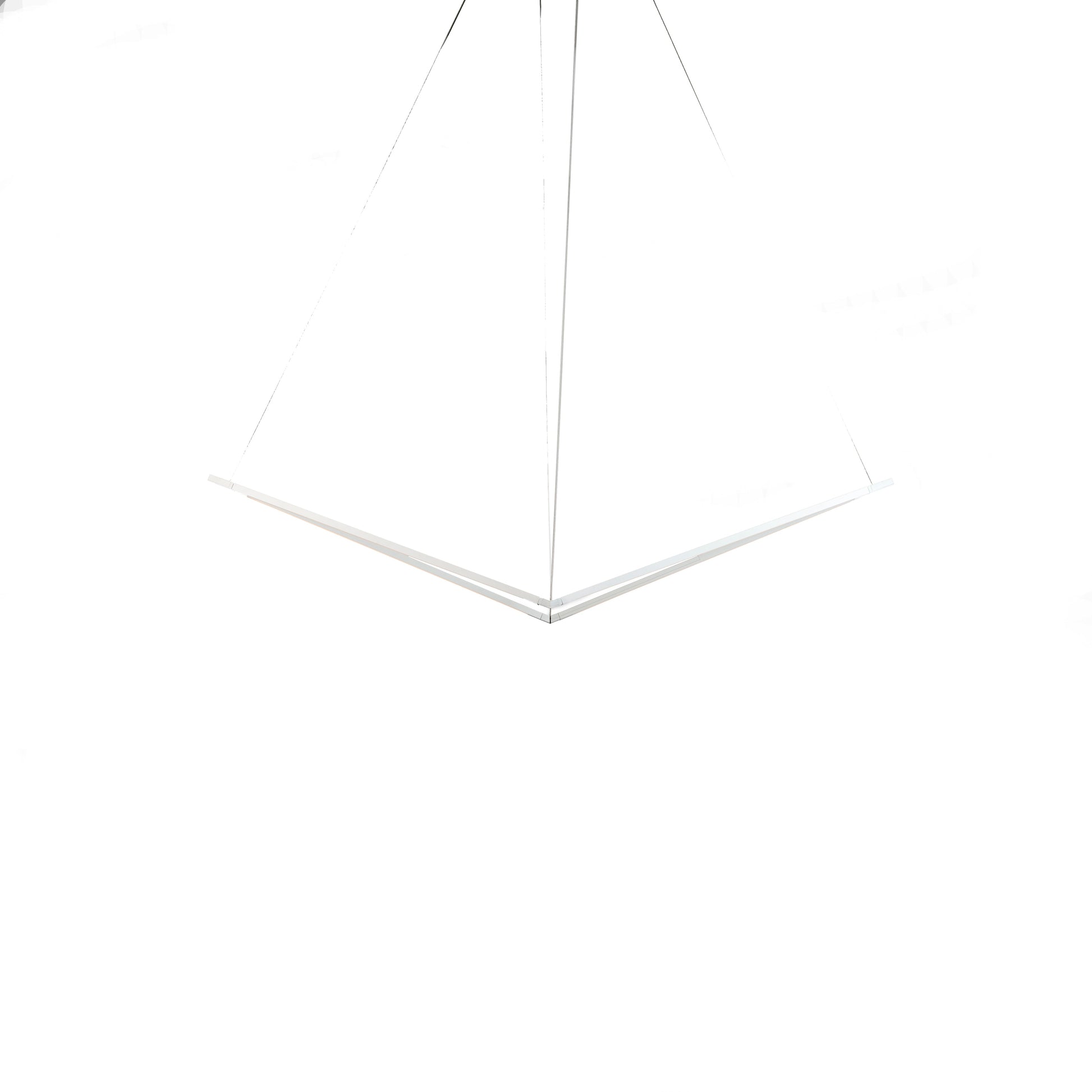 Z Bar Pendant Medium Bird Soft Warm Matte White 49 X 15 X 9 3 Zbp 24 B Sw Mwt Cnp by Koncept Inc