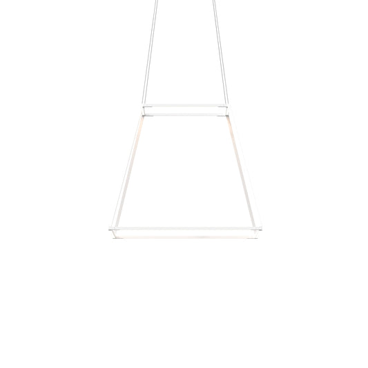 Z Bar Pendant Rise Medium Square Soft Warm Matte White 26 X 26 X 22 Zbp 24 Rs Sw Mwt Cnp by Koncept Inc