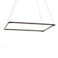 Z Bar Pendant Medium Square Soft Warm Matte Black 26 X 26 Zbp 24 S Sw Mtb Cnp by Koncept Inc