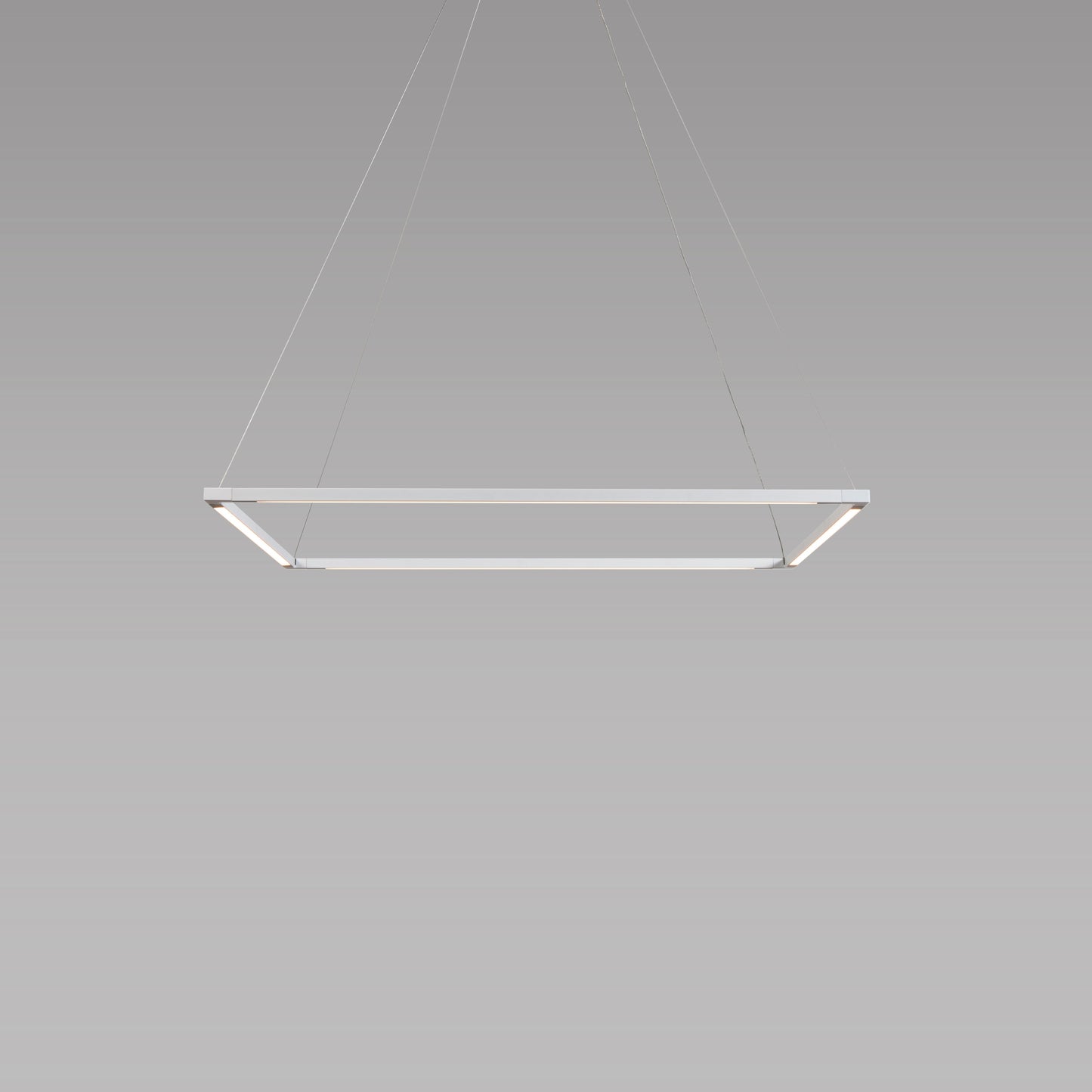Z Bar Pendant Medium Square Soft Warm Matte White 26 X 26 Zbp 24 S Sw Mwt Cnp by Koncept Inc
