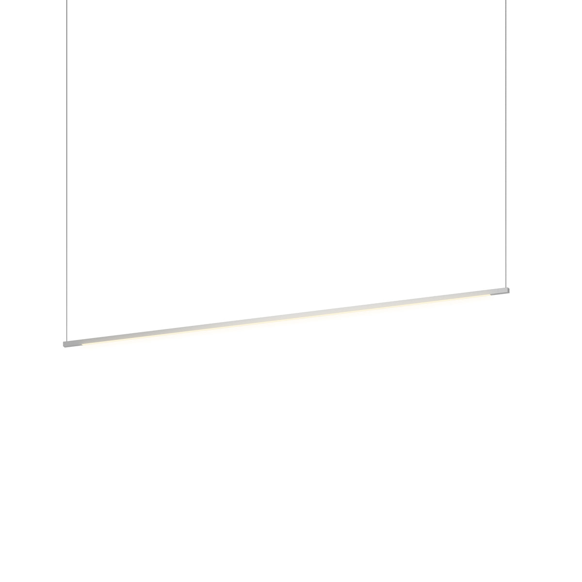 Koncept Z-Bar Pendant Linear LED Chandelier, Silver, 48" Light Bar (ZBP-48-L-SW-SIL-CNP)