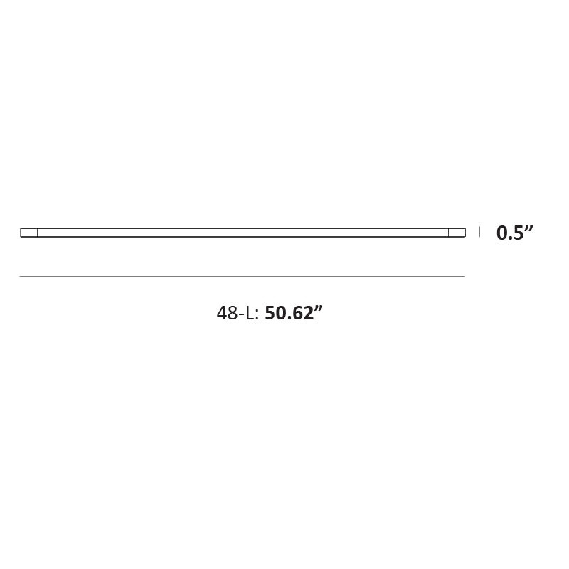 Koncept Z-Bar Pendant Linear LED Chandelier dimension drawing