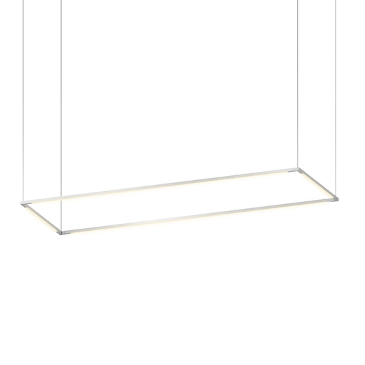 Z Bar Pendant Large Rectangle Silver 16 48 Light Bars Zbp 48 R Sw Sil Cnp by Koncept Inc