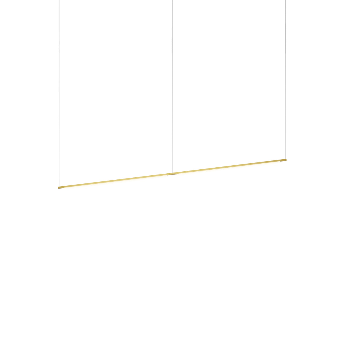 Koncept Z-Bar Pendant Linear LED Chandelier, Gold, 72" (2 × 36" Light Bars) (ZBP-72-L-SW-GLD-CNP)