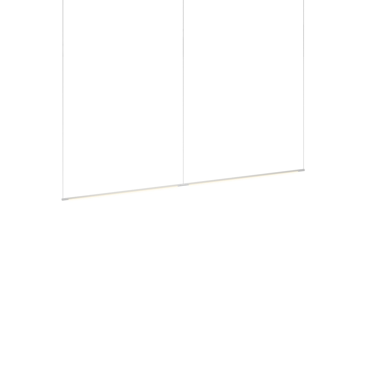 Koncept Z-Bar Pendant Linear LED Chandelier, Silver, 72" (2 × 36" Light Bars) (ZBP-72-L-SW-SIL-CNP)