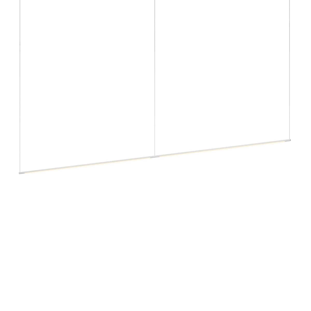 Koncept Z-Bar Pendant Linear LED Chandelier, Silver, 96" (2 × 48" Light Bars) (ZBP-96-L-SW-SIL-CNP)