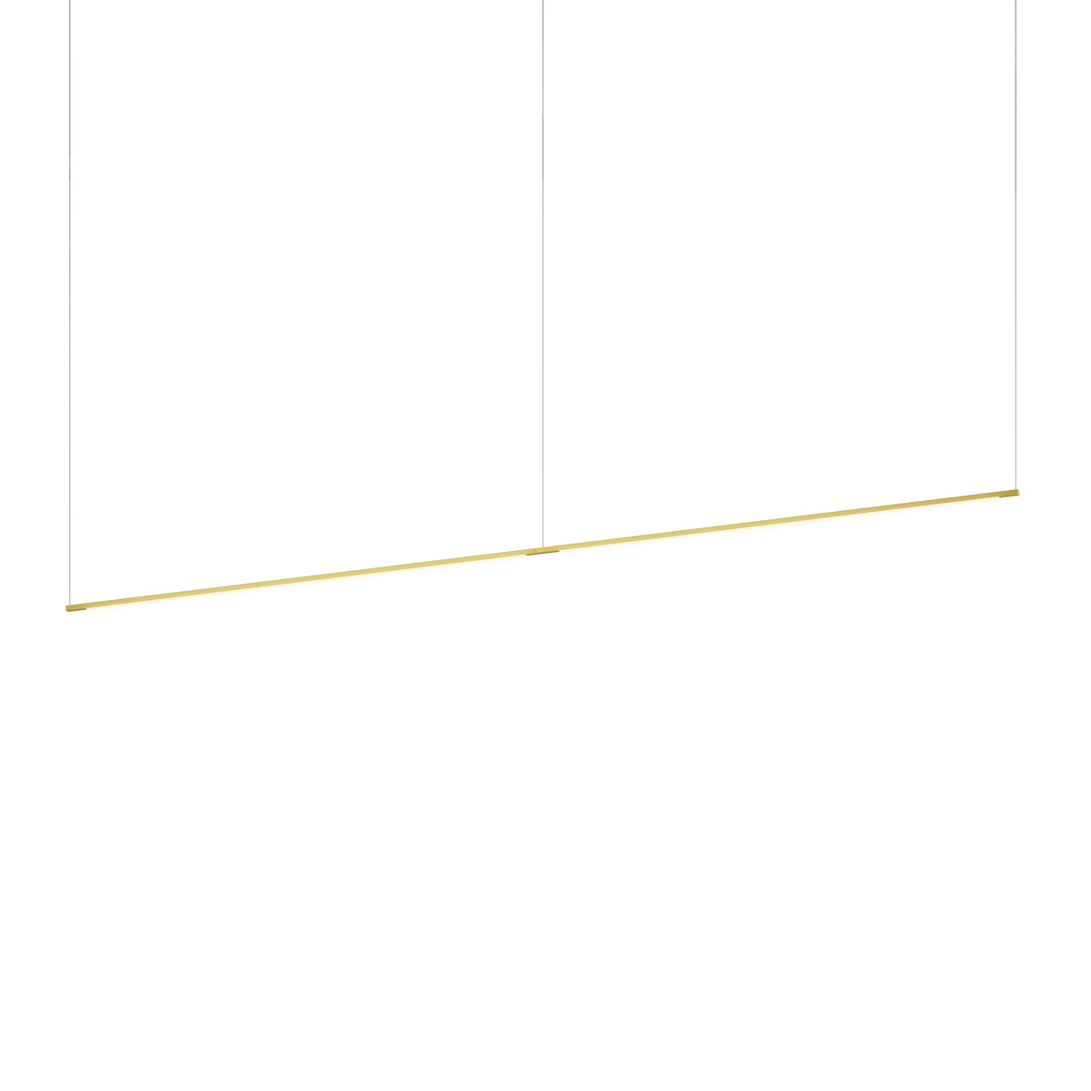 Koncept Z-Bar Pendant Linear LED Chandelier, Gold, 96" (2 × 48" Light Bars) (ZBP-96-L-SW-GLD-CNP)