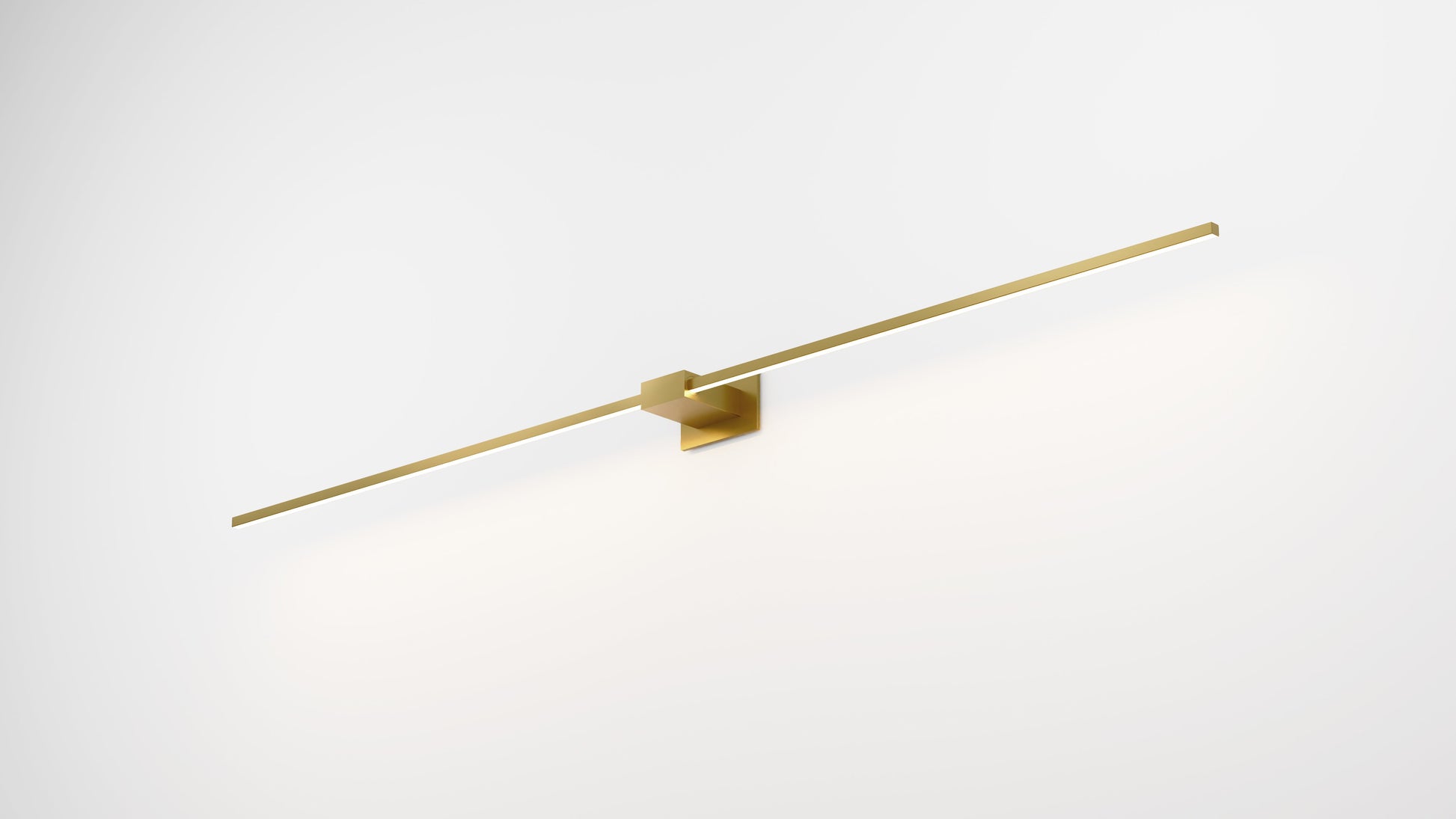 Z Bar Wall Sconce Soft Warm Gold 60 Center Mount Zbw 60 4 Cm Sw Gld by Koncept Inc