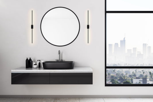 Z Bar Wall Sconce Soft Warm Brushed Nickel 60 Center Mount Zbw 60 4 Cm Sw Bni by Koncept Inc