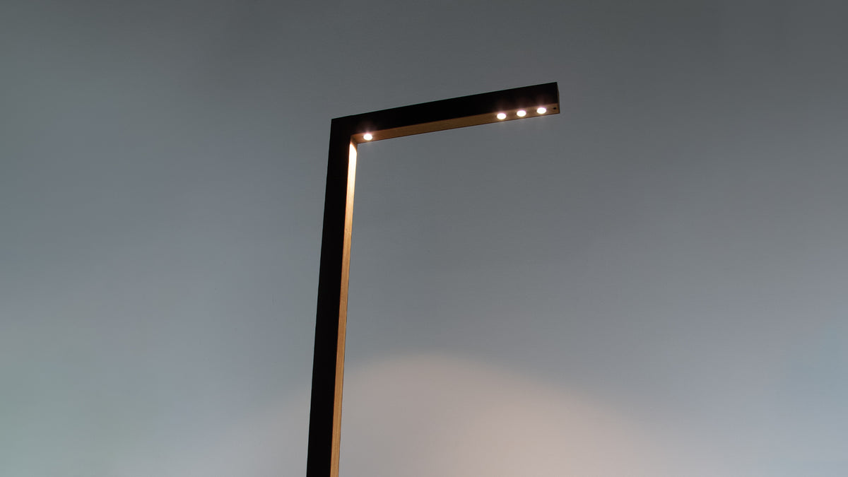 Zenthin outdoor floor lamp by Martínez y Soler Arquitectos