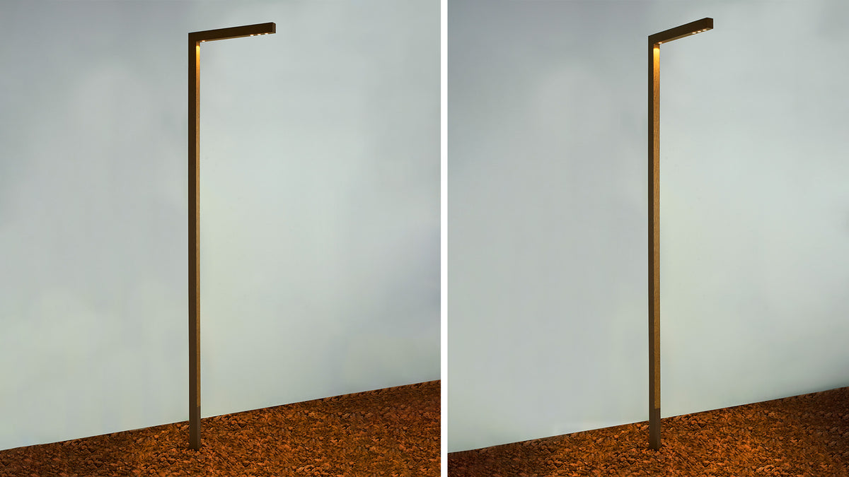 Zenthin outdoor floor lamp by Martínez y Soler Arquitectos