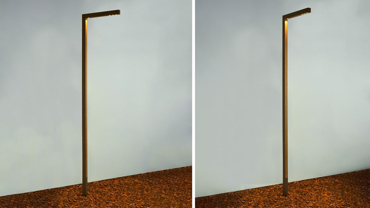 Zenthin outdoor floor lamp by Martínez y Soler Arquitectos