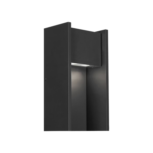 Elegant black outdoor wall sconce by Visual Comfort for contemporary home exteriors and outdoor spaces