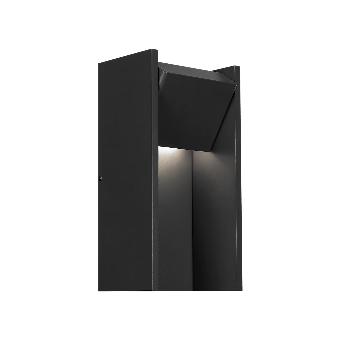 Weather-resistant black outdoor lighting fixture by Visual Comfort for modern exterior home design