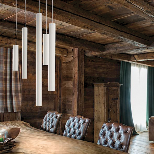 Lodes A-Tube Linear Pendant Light with adjustable suspension cable