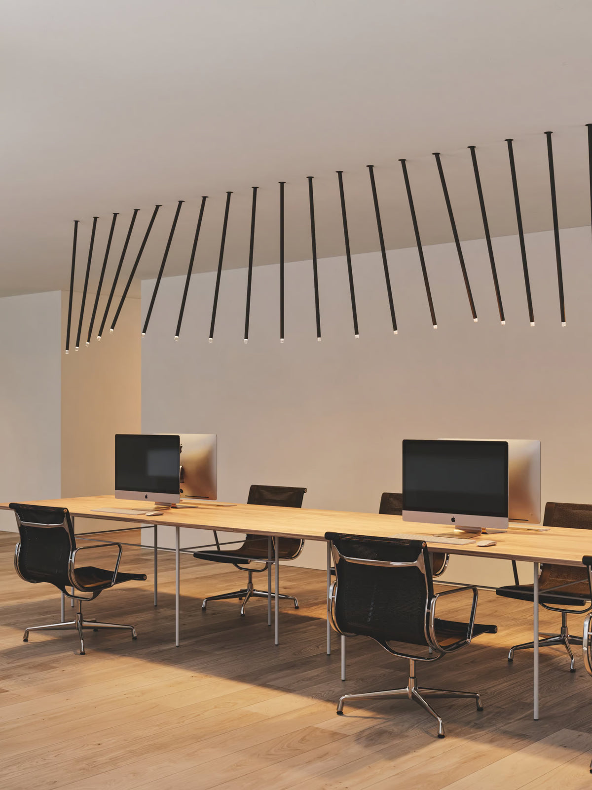 Contemporary A-Tube Nano Swing LED accent light by Lodes for hospitality projects