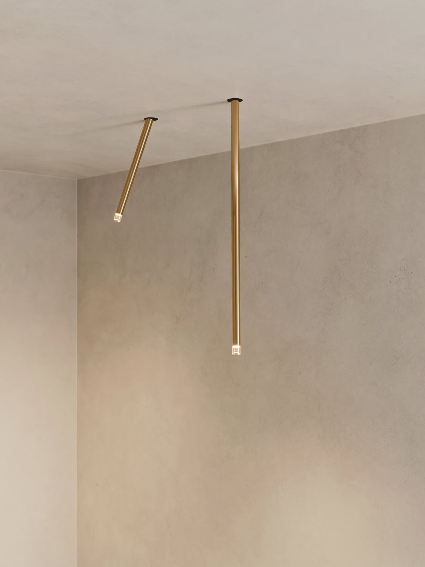 Lodes A-Tube Nano Swing recessed light with focused LED illumination for artwork