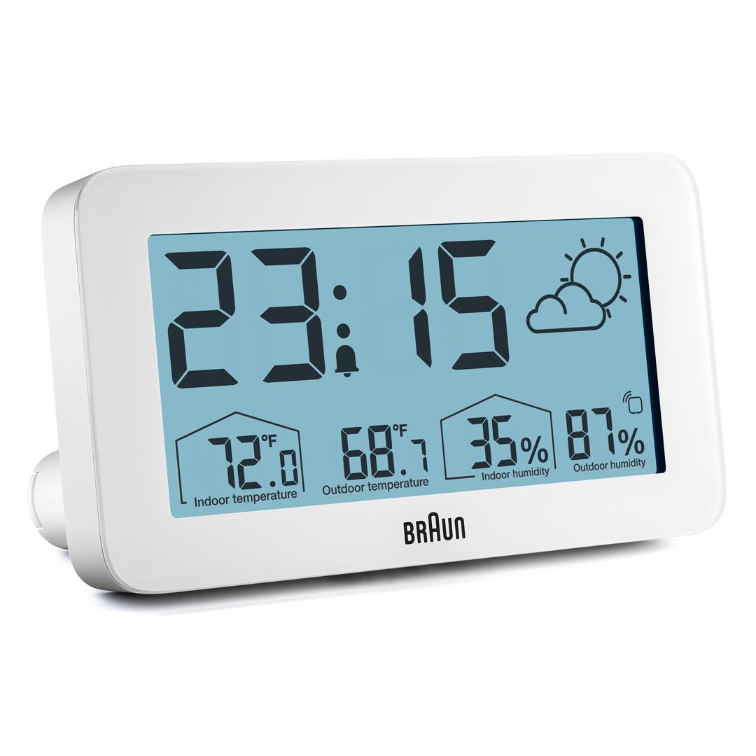 Braun BC13 Digital Weather Station & Alarm Clock – official product view 2