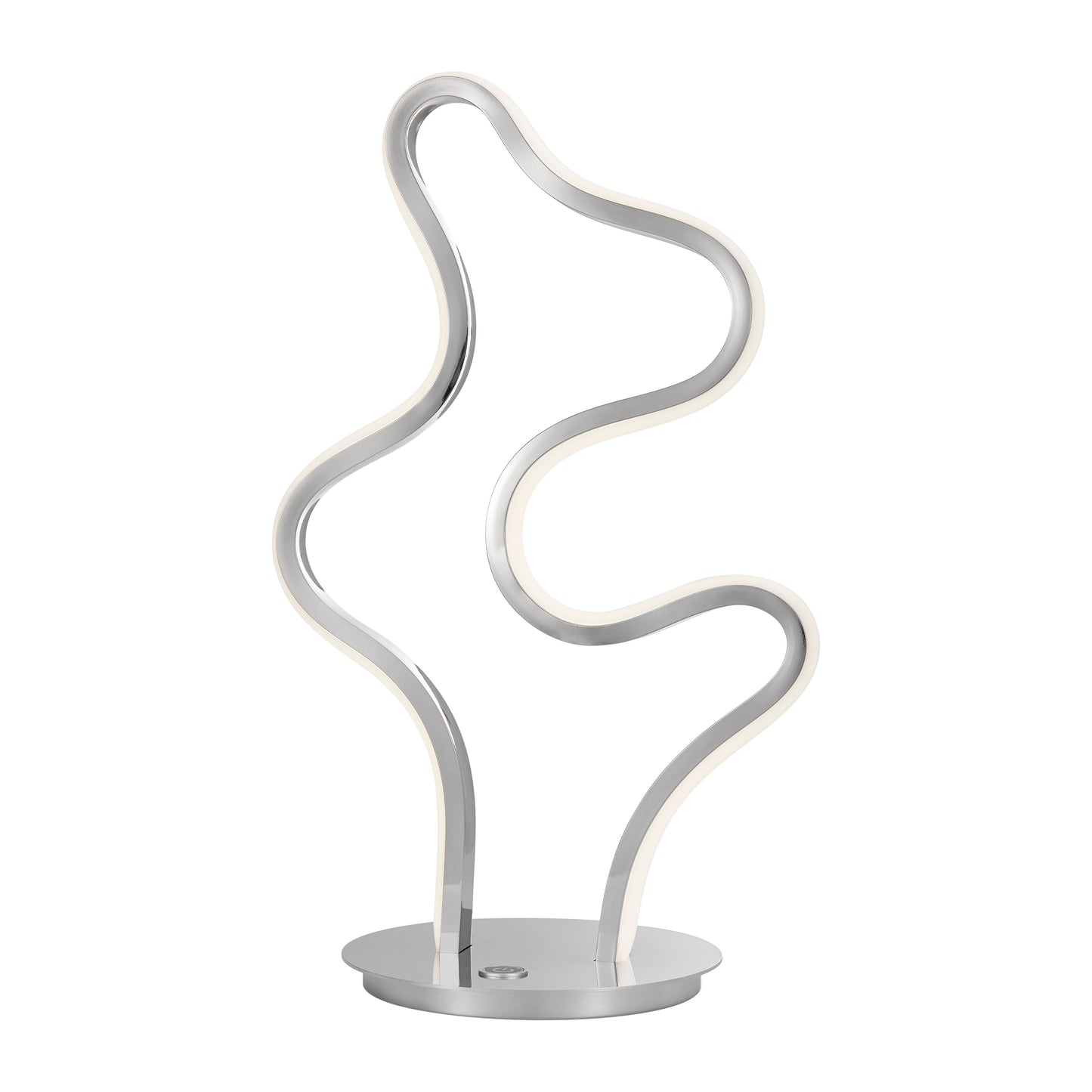 Romney Table Lamp Chrome by Finesse Decor TL-014-C
