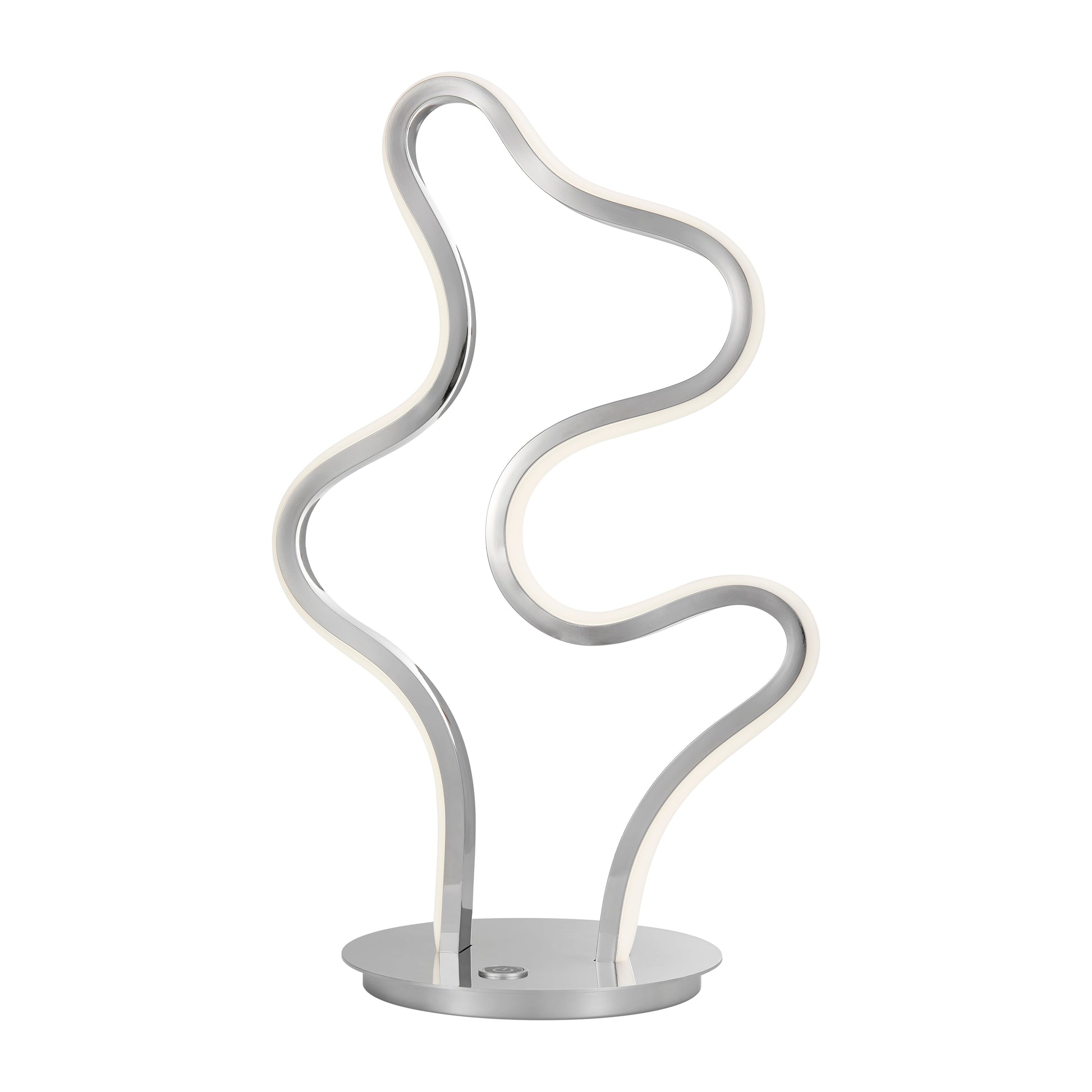 Romney Table Lamp Chrome by Finesse Decor TL-014-C