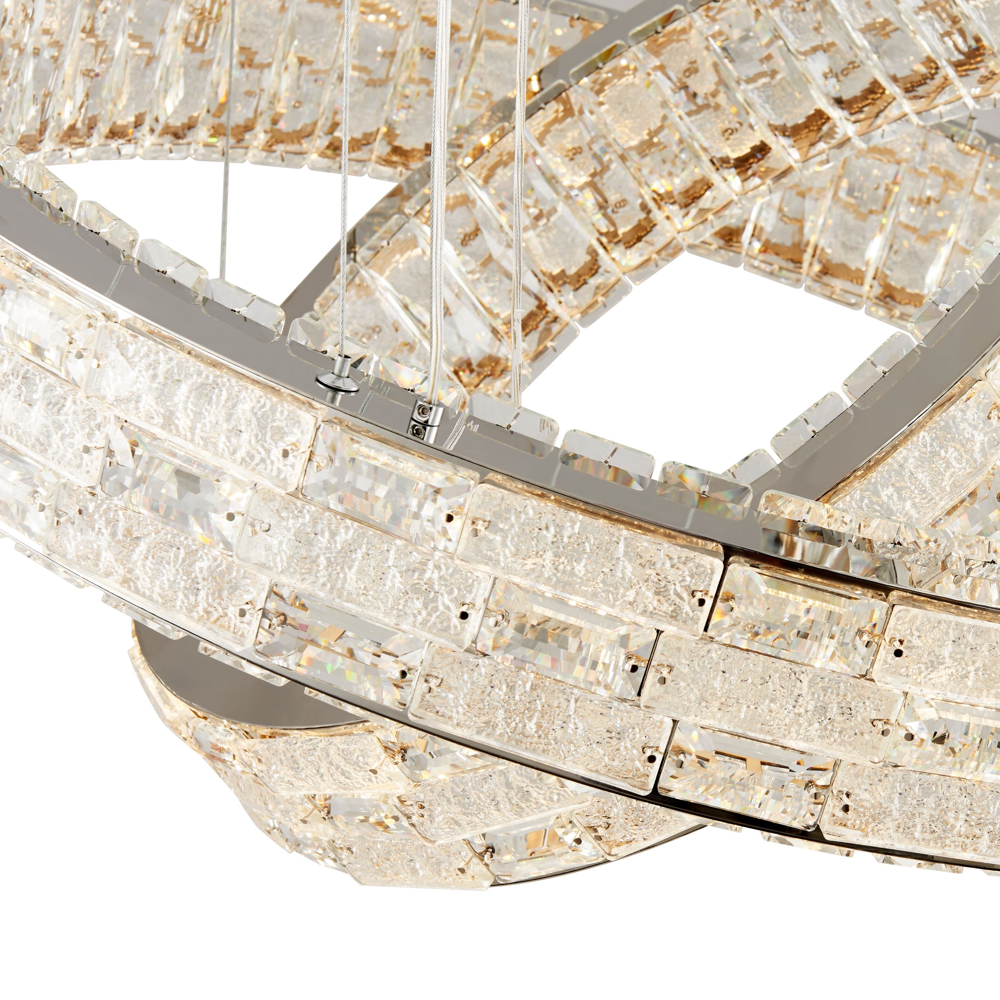Helix Chandelier Chrome by Finesse Decor CH-680-R2