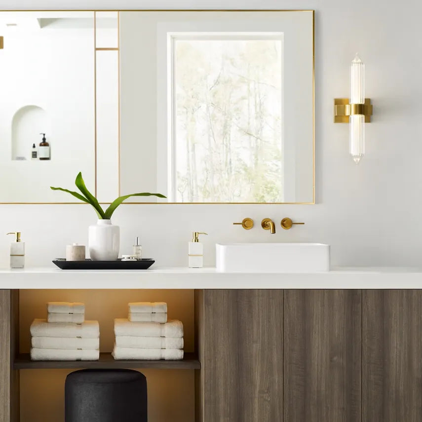 Langston 23 Crystal Glass LED Wall Sconce Dimmable by Visual & Comfort & Co