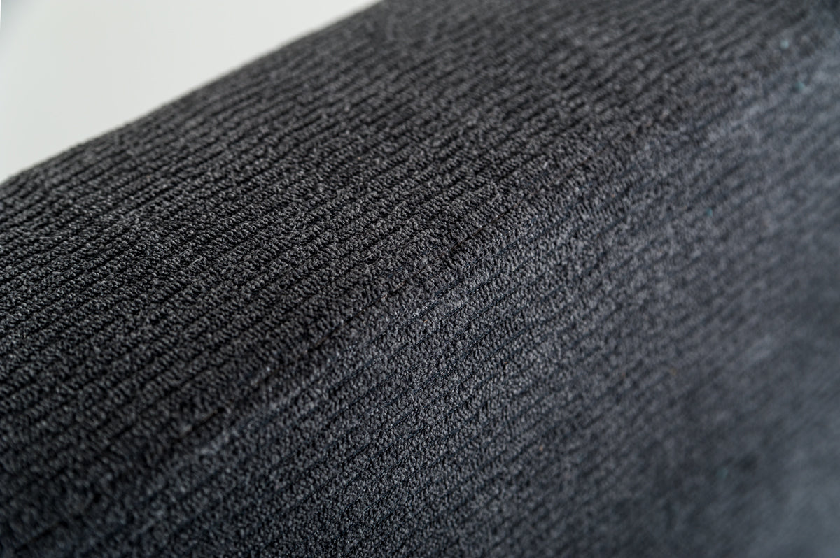 Modrest Addison Mid-Century Modern Grey Fabric and Walnut Bed