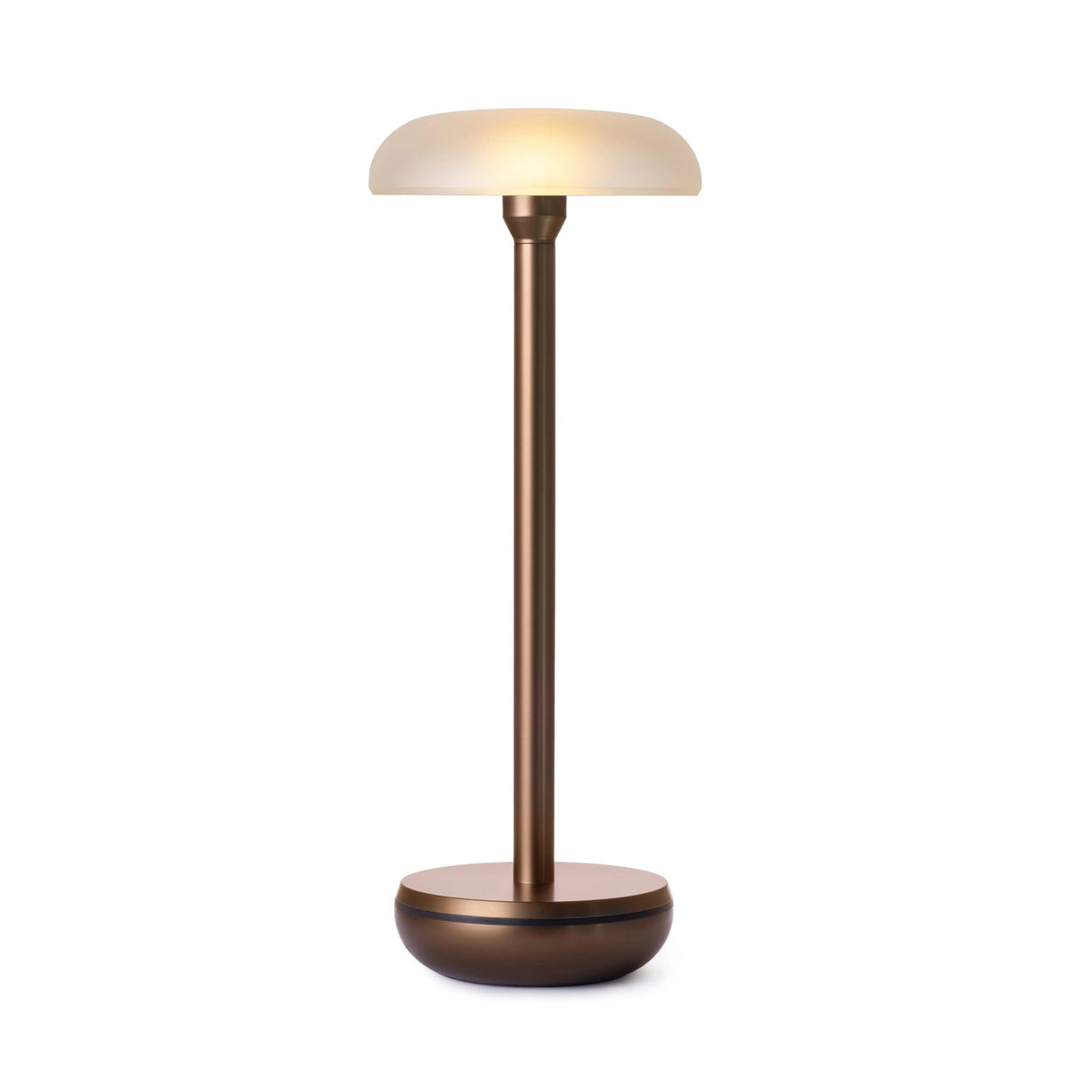 Humble Air V2 Cordless Table Lamp by Humble, Bronze with Frosted Shade (image 6)