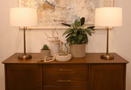 Modern Lantern Alexis cordless lamp in Dark Antique Brass