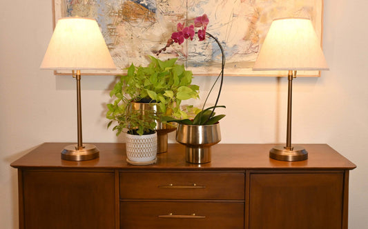 Modern Lantern Alexis cordless lamp in Dark Antique Brass