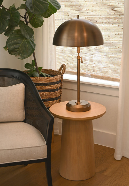 Modern Lantern Alexis cordless lamp in Dark Antique Brass
