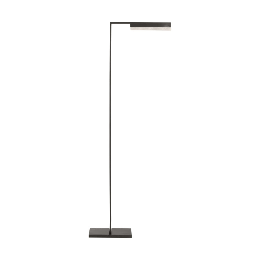 Linea 42 Alabaster LED Floor Lamp Dimmable by Visual & Comfort & Co