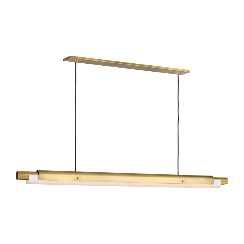 Ambrose 72 Linear LED Chandelier Brass by Visual & Comfort & Co