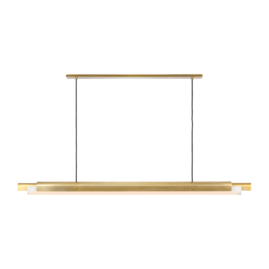 Ambrose 72 Linear LED Chandelier Brass by Visual & Comfort & Co