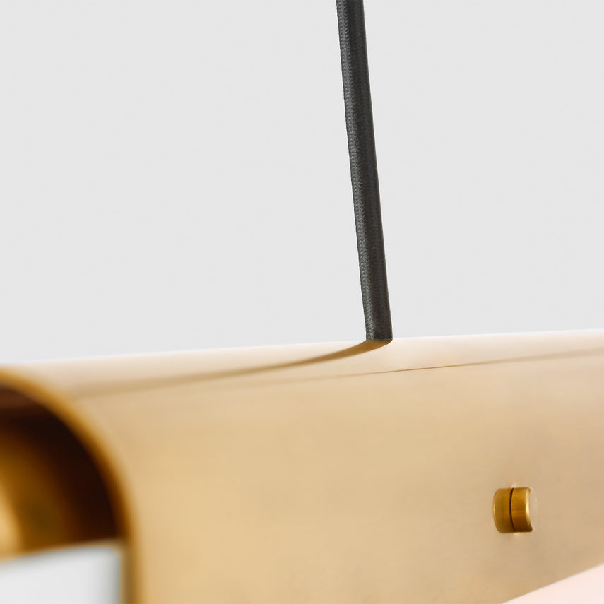 Ambrose 72 Linear LED Chandelier Brass by Visual & Comfort & Co