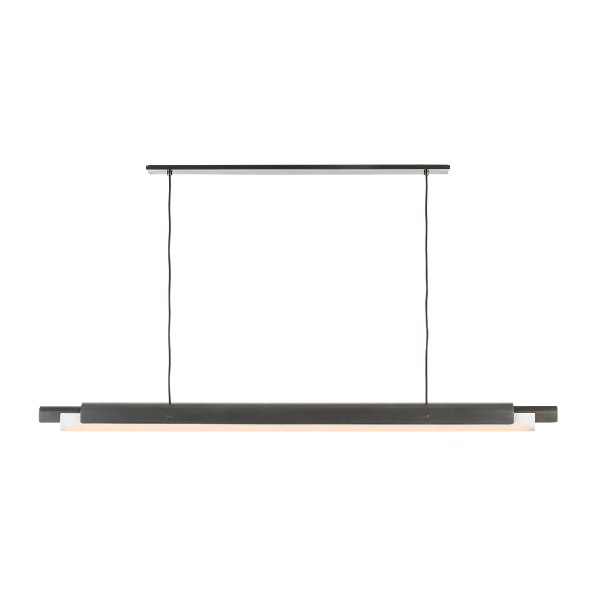 Ambrose 72 Linear LED Chandelier Brass by Visual & Comfort & Co