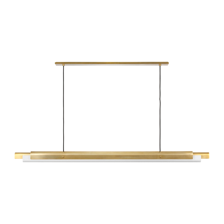 Ambrose 72 Linear LED Chandelier Brass by Visual & Comfort & Co