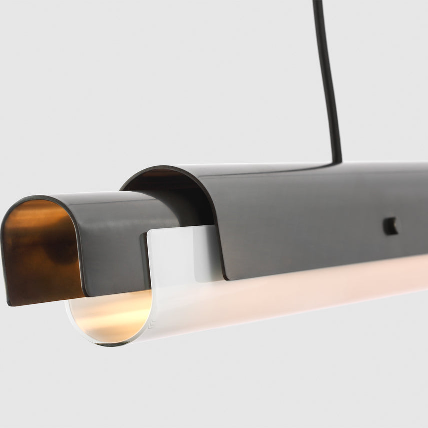 Ambrose 72 Linear LED Chandelier Brass by Visual & Comfort & Co