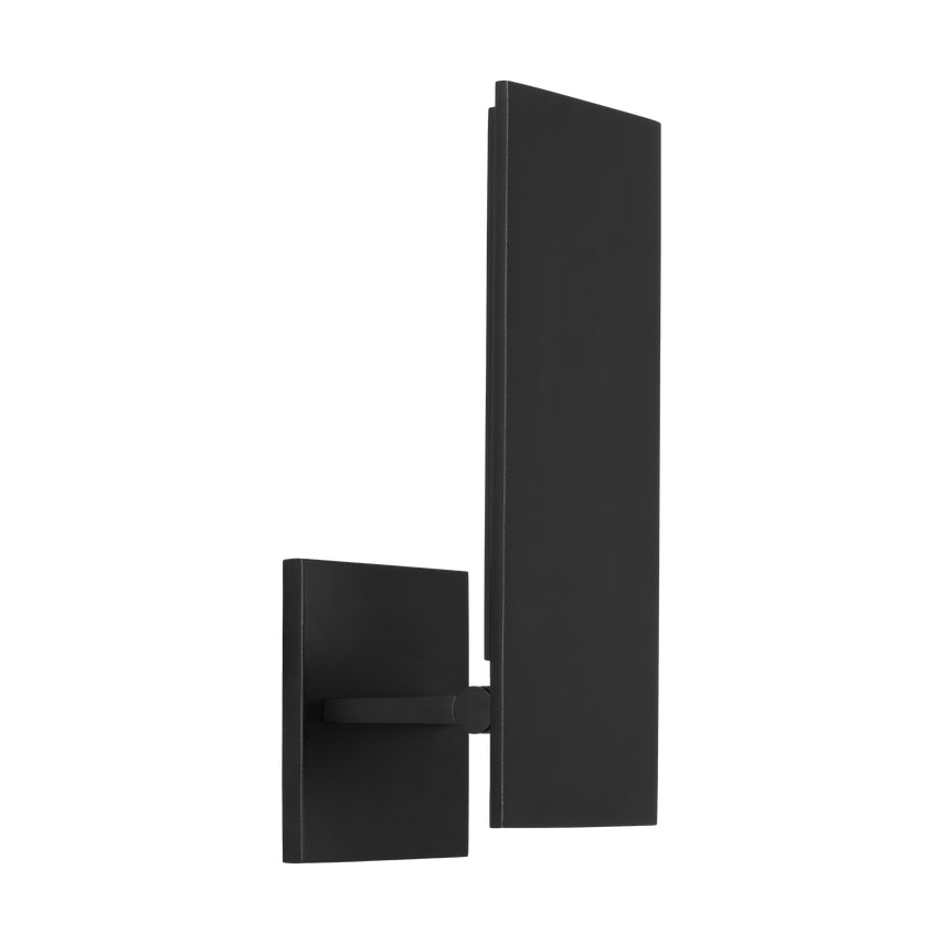 Kelly Wearstler Angolo 11 LED Black Outdoor Wall Light by Visual & Comfort & Co