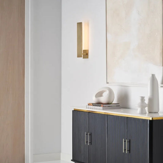 18In Brass LED Wall Sconce Angolo by Visual & Comfort & Co