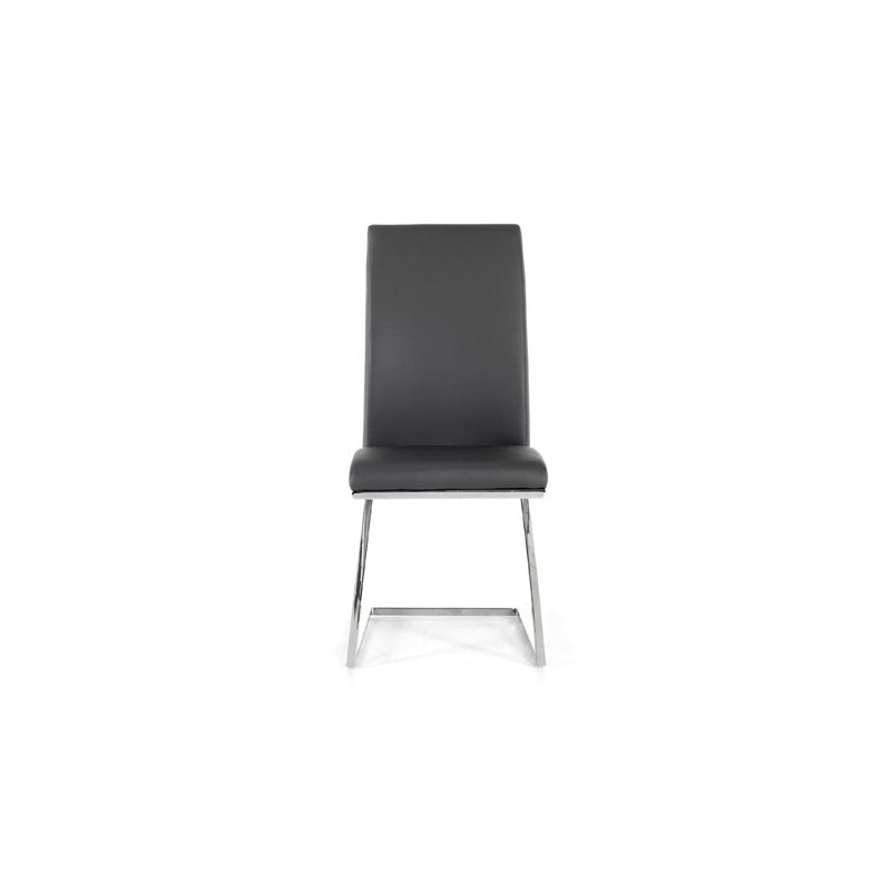 Angora Modern Grey Dining Chair Set of 2