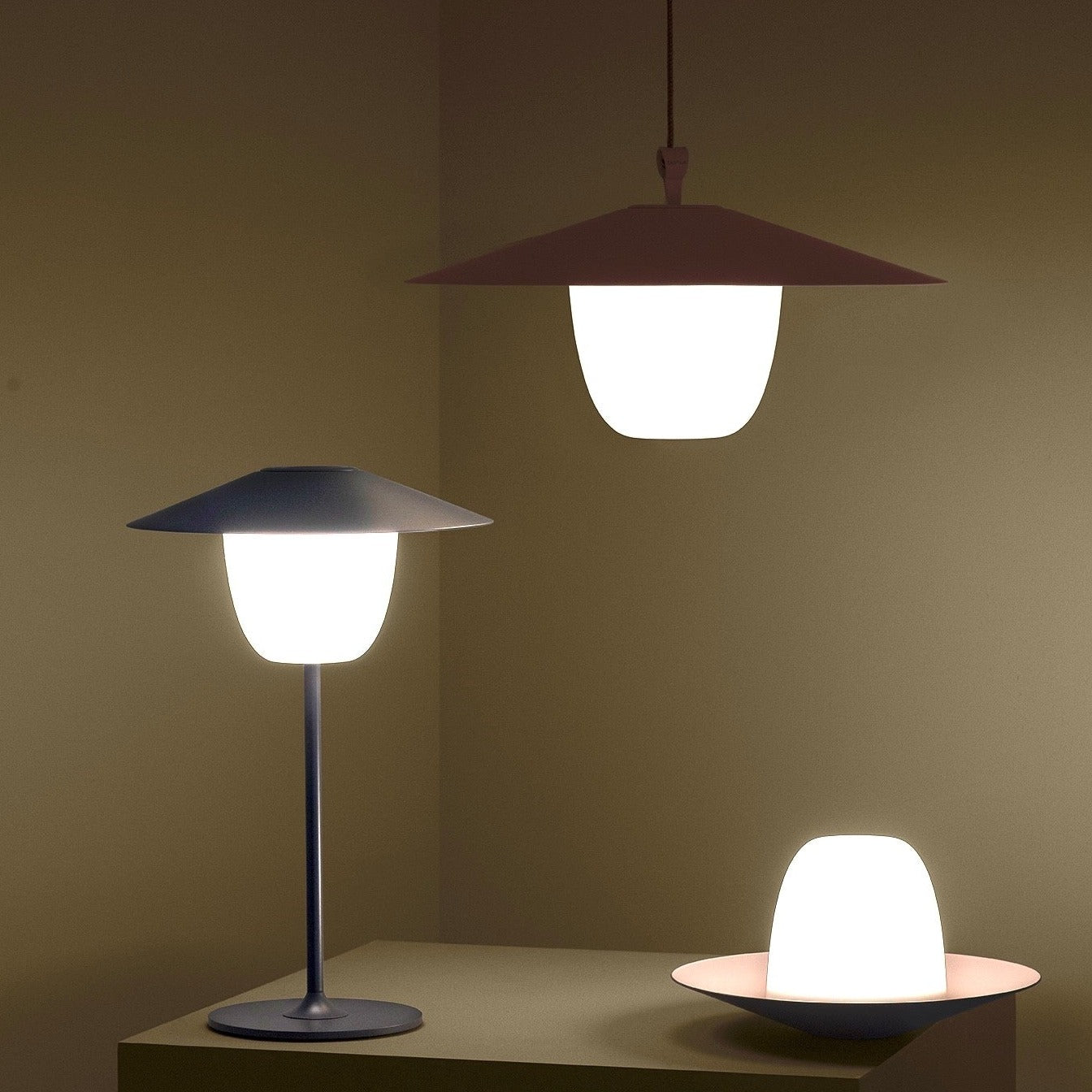 Ani Lamp 3In1 Rechargeable Led Blomus 65928