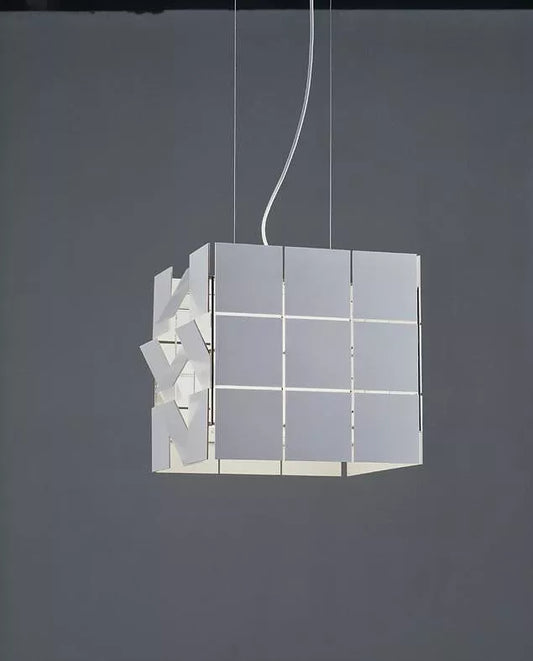 Santa & Cole Cubrik 16 pendant – white plates, image 1